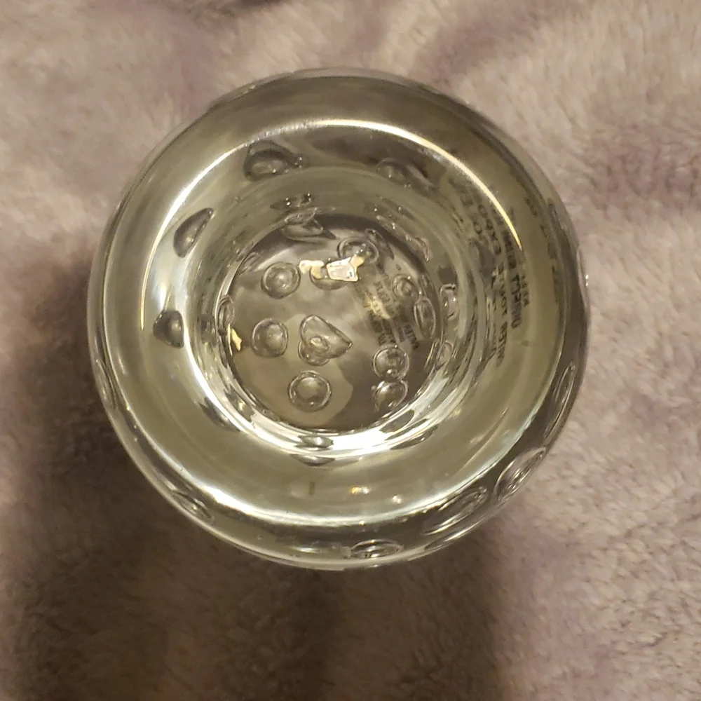 Crate and Barrel Bubble Glass Tea Light Votive